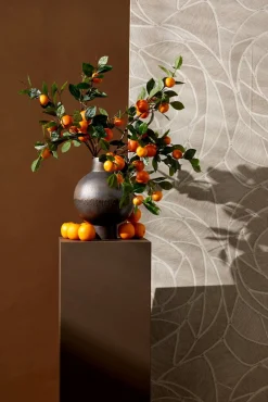 Lara keramieken vaas met metallic finish H38cm - COCOmaison