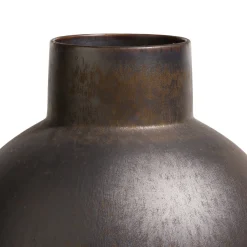 Lara keramieken vaas met metallic finish H38cm - COCOmaison