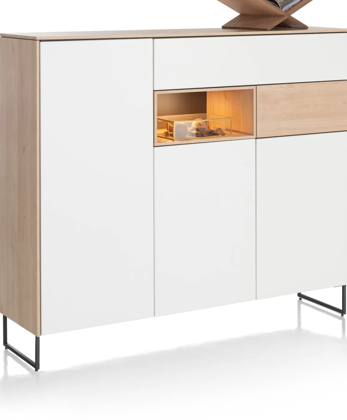 LINDFIELD dressette 160 cm - eiken look