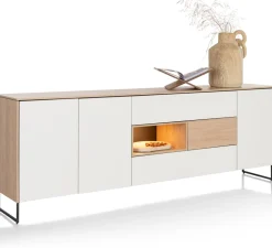 LINDFIELD dressoir 240 cm - eiken look