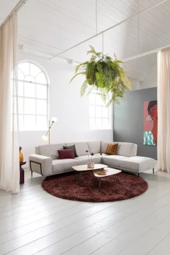 LINDFIELD salontafelset 110 x 80 cm / 90 x 55 cm - eiken look