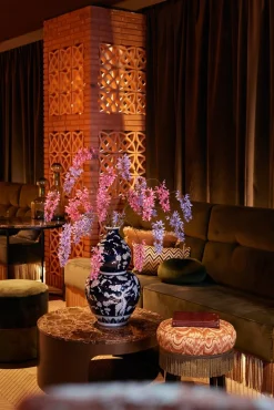 Ling vaas H61cm in kleur Blauw shop je bij COCOmaison