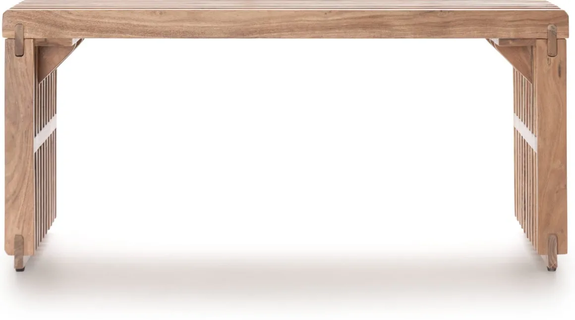 Lino bankje (96cm) in kleur Naturel van COCOmaison