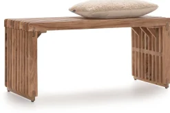 Lino bankje (96cm) in kleur Naturel van COCOmaison