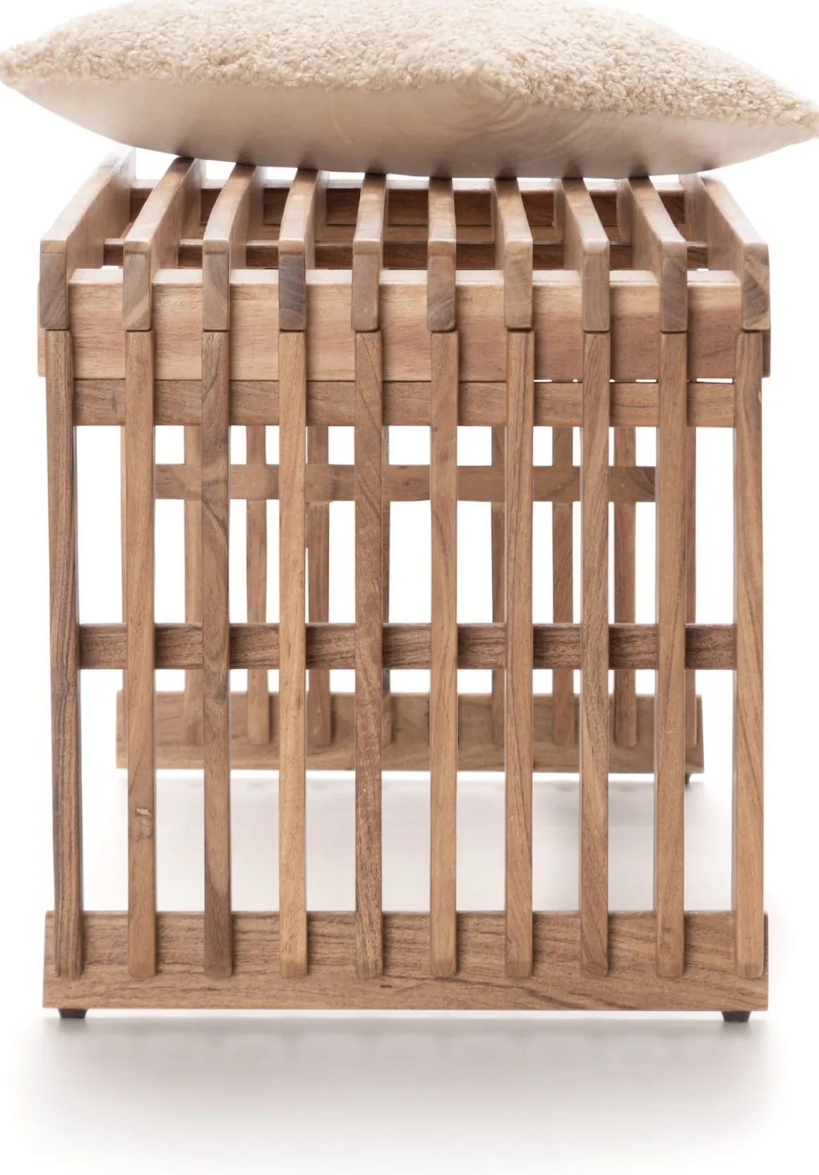 Lino bankje (96cm) in kleur Naturel van COCOmaison