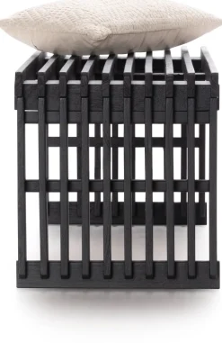 Lino bankje (96cm) in kleur Zwart van COCOmaison