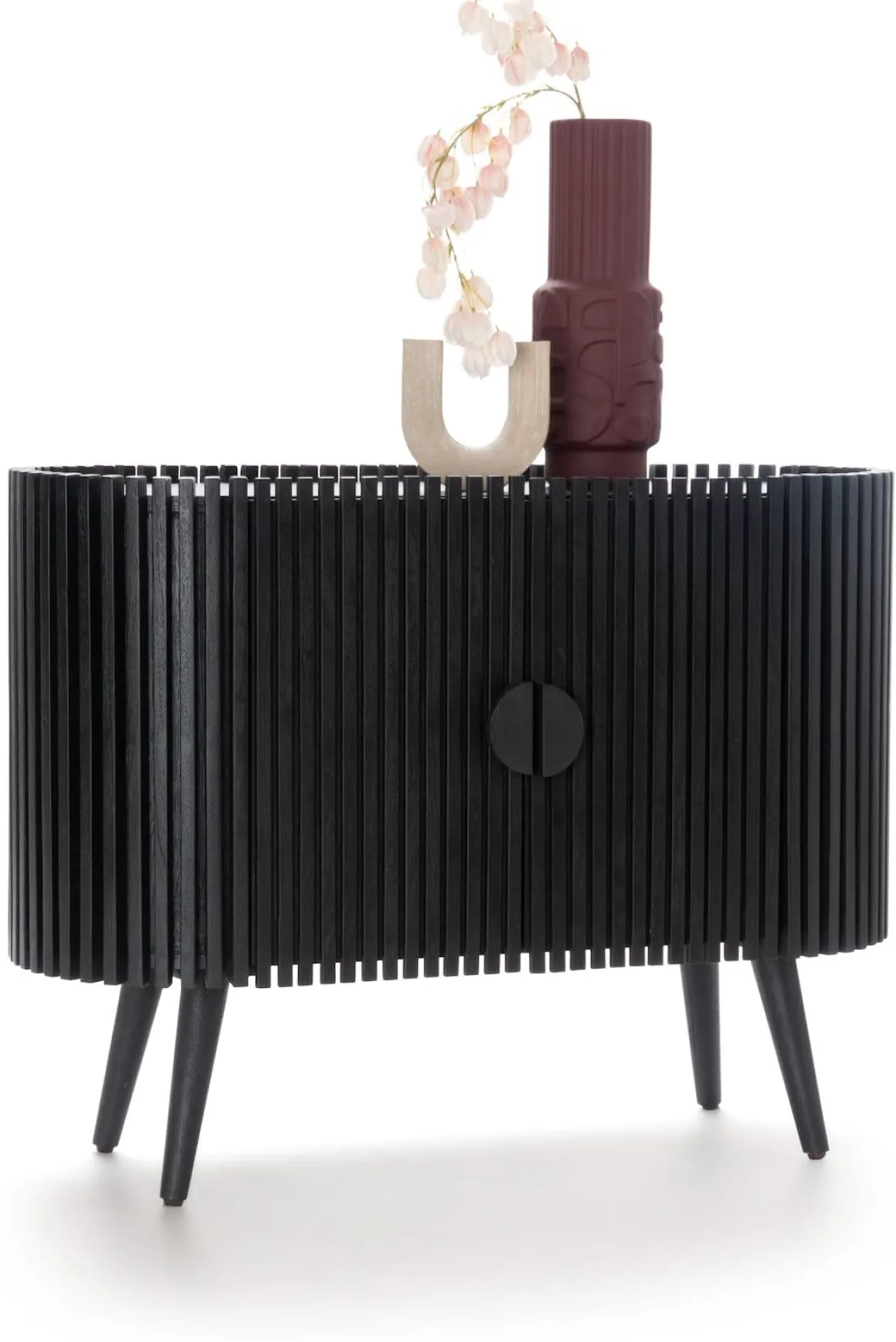 Lino kast (100cm) in kleur Zwart van COCOmaison