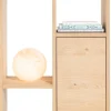 LUGANA roomdivider 76 cm - naturel eiken