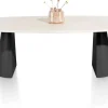 LUND eetkamertafel ovaal 270 x 120 cm. cone poot - XOOON