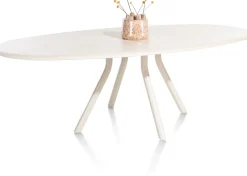 LUND eetkamertafel ovaal (240x120cm) centrale poot lang - XOOON