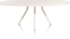 LUND eetkamertafel ovaal (240x120cm) centrale poot lang - XOOON