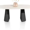 LUND eetkamertafel ovaal 210 x 120 cm. cone poot - XOOON