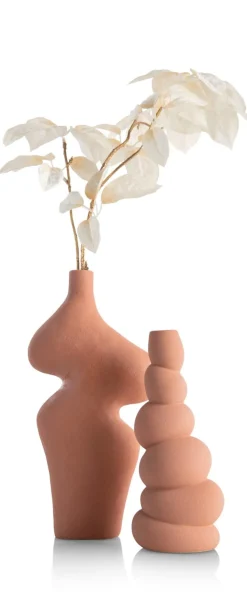 Maria vaas H30,5cm in de kleur Terra Cotta - COCOmaison