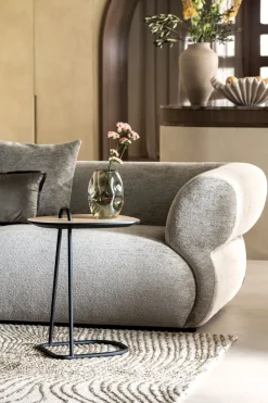 Masura laptoptafel met zwart metalen poot 55x48cm