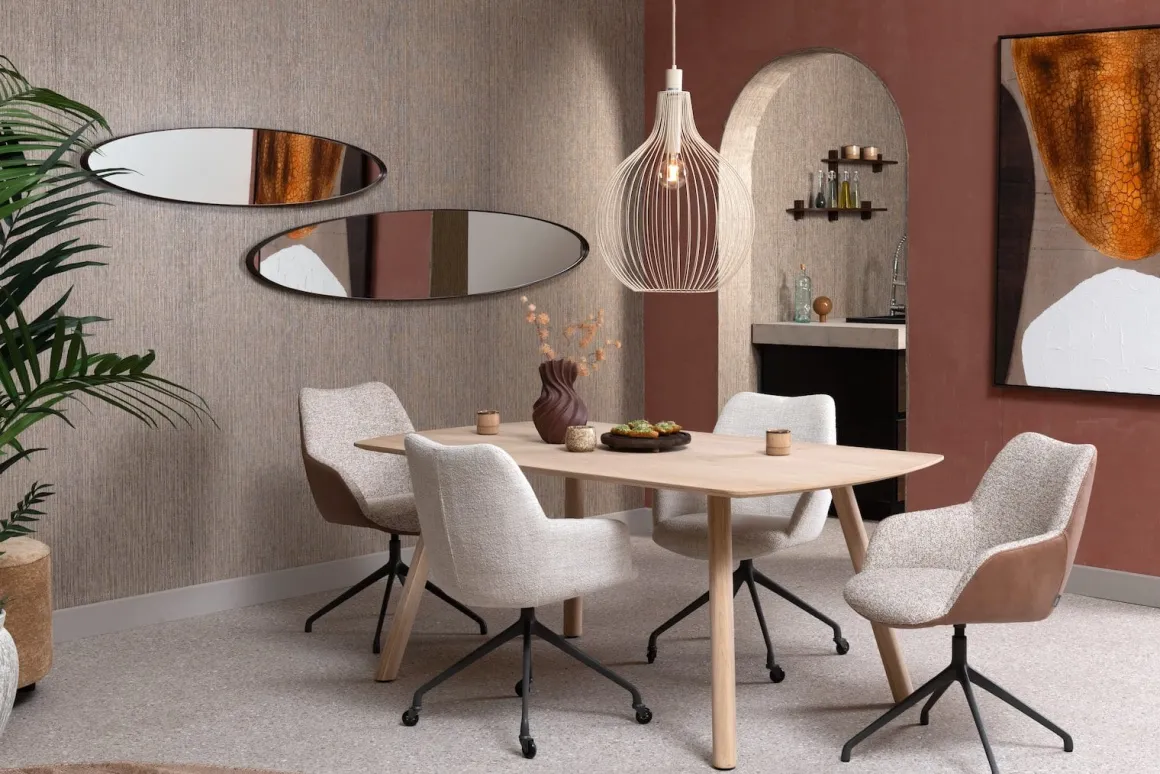 Mats armleuningstoel in de kleur Crème - XOOON