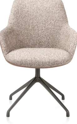 Mats armleuningstoel in de kleur Cognac - XOOON