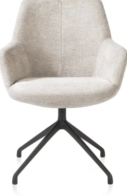 Mats, armstoel - aluminium frame 4-poots - draaibaar - selected choices