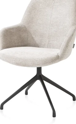 Mats, armstoel - aluminium frame 4-poots - draaibaar - selected choices