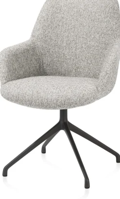 Mats, armstoel - aluminium frame 4-poots - draaibaar - selected choices