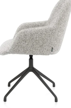 Mats, armstoel - aluminium frame 4-poots - draaibaar - selected choices