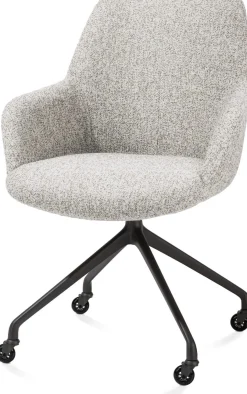 Mats, armstoel aluminium frame + wielen - selected choices