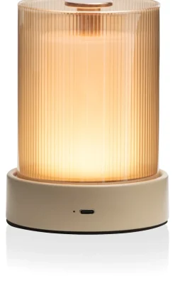 Matz draadloze tafellamp (1*LED) in de kleur Beige - COCOmaison