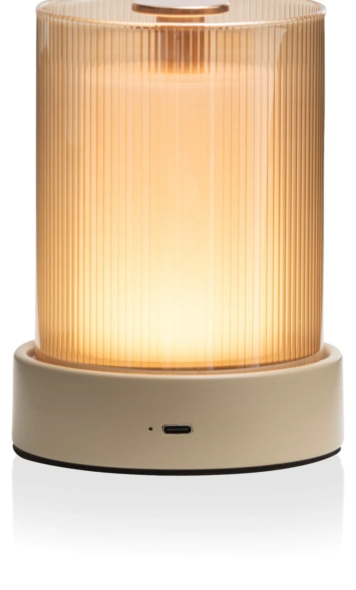 Matz draadloze tafellamp (1*LED) in de kleur Beige - COCOmaison