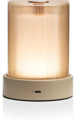 Matz draadloze tafellamp (1*LED) in de kleur Beige - COCOmaison