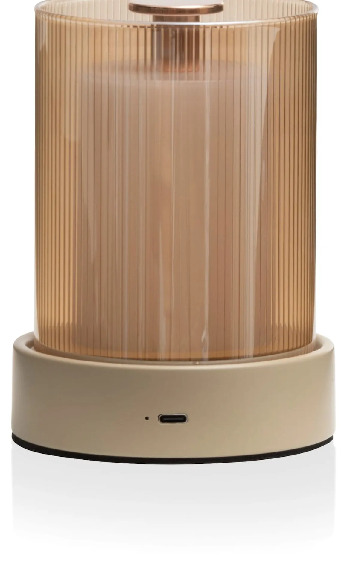 Matz draadloze tafellamp (1*LED) in de kleur Beige - COCOmaison