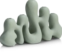 Mees kandelaar H25cm in kleur Groen shop je bij COCOmaison