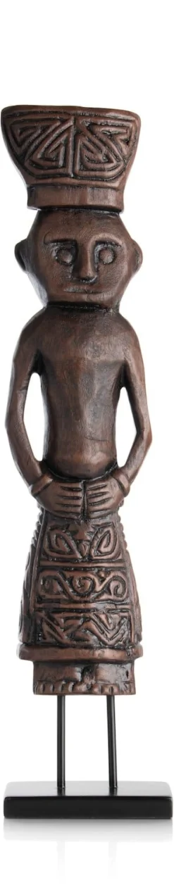 Milan beeld H67,5cm in de kleur Bruin - COCOmaison