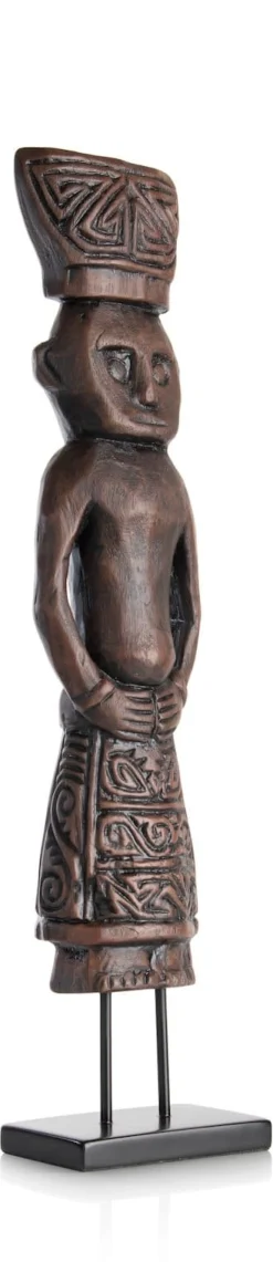 Milan beeld H67,5cm in de kleur Bruin - COCOmaison