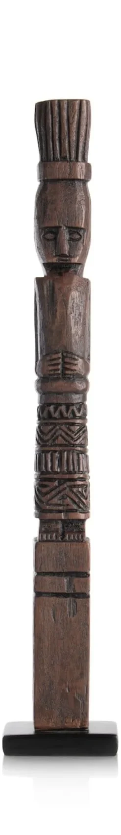 Milan beeld H62cm in de kleur Bruin - COCOmaison