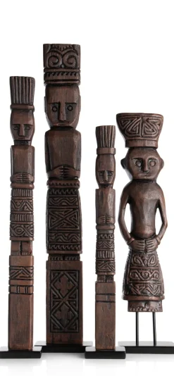 Milan beeld H75cm in de kleur Bruin - COCOmaison