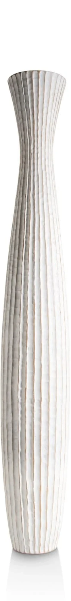 Milou vaas H134cm in de kleur Wit - COCOmaison