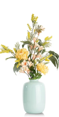 Mimosa Branch H110cm kunstbloem in de kleur Geel - COCOmaison