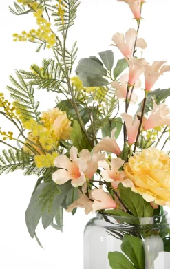 Mimosa Branch H110cm kunstbloem in de kleur Geel - COCOmaison