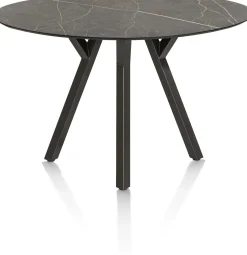 MINATO bartafel - ellips - 180 x 100 cm (h: 92 cm) - marmerlook