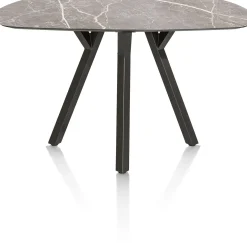 MINATO bartafel - ovaal - 200 x 105 cm (h: 92 cm) - lichtgrijs