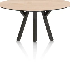 MINATO eetkamertafel - ellips - 180 x 100 cm - eiken look