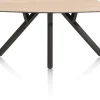 MINATO eetkamertafel - ovaal - 200 x 105 cm - eiken look