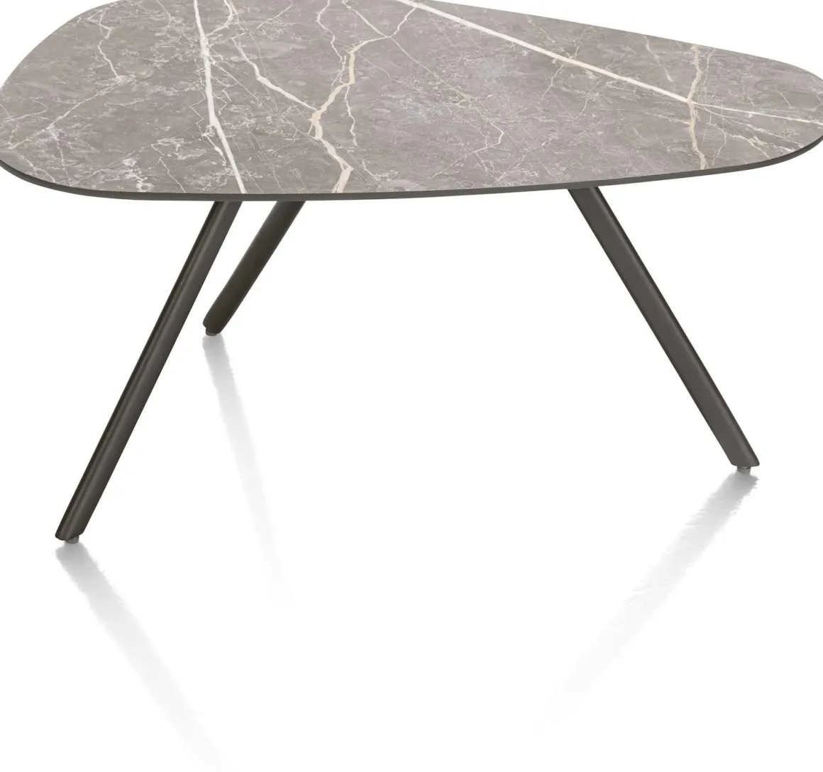 MINATO salontafel 75 x 45 cm - lichtgrijs