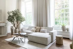 MINATO salontafel 75 x 45 cm - marmerlook