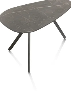 MINATO salontafel 75 x 45 cm - marmerlook