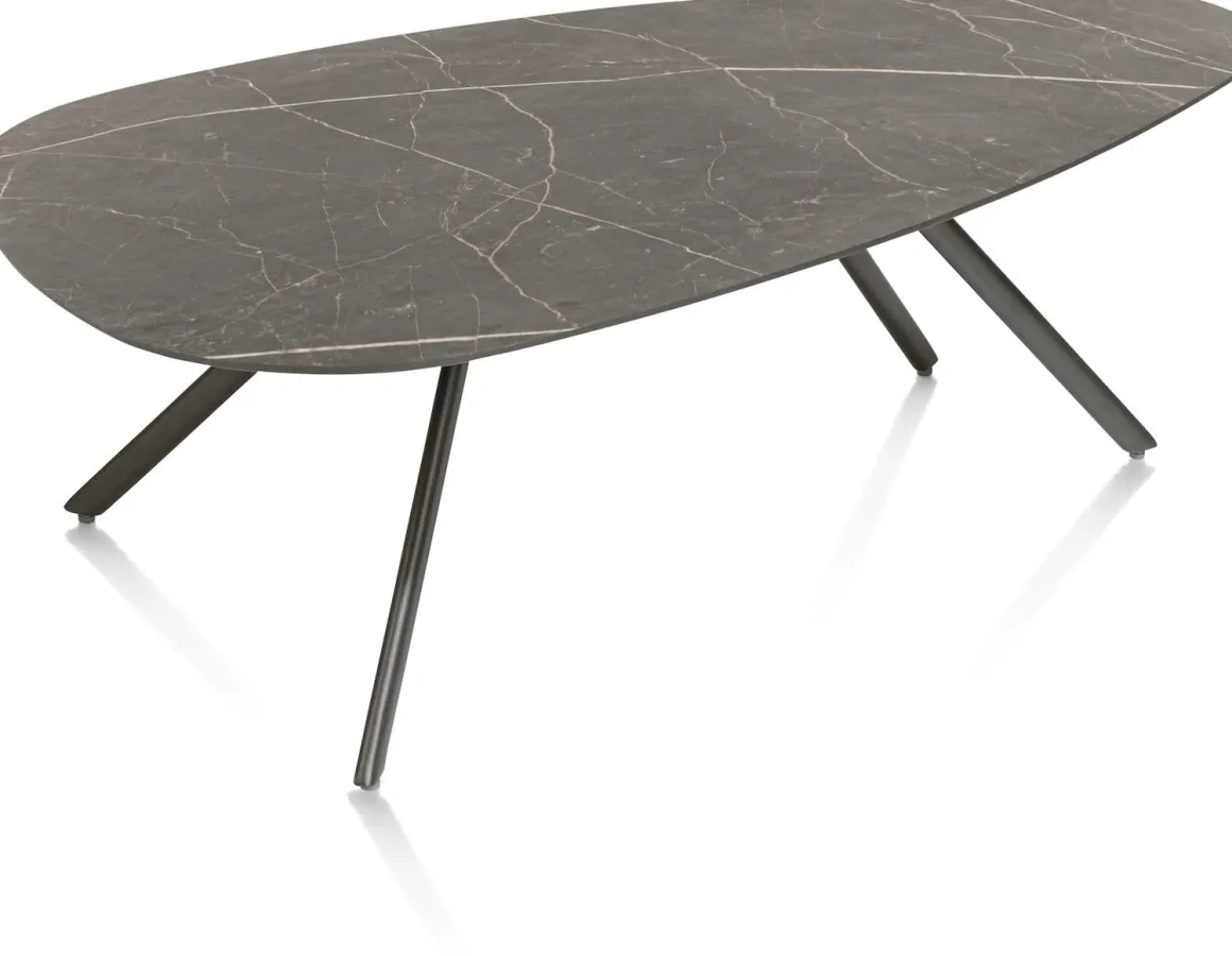 MINATO salontafel 100 x 60 cm - marmerlook