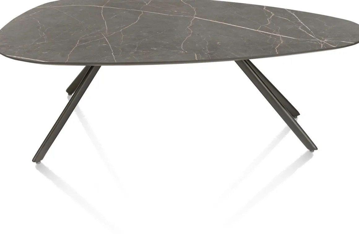 MINATO salontafel 100 x 60 cm - marmerlook