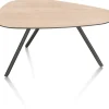 MINATO salontafel 75 x 45 cm - eiken look