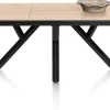 MINATO uitschuiftafel - ovaal - 180 (+ 60) x 110 cm - eiken look