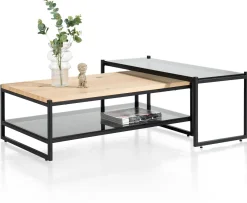 Modali hoge salontafel met glasblad - XOOON