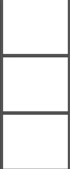 Modulo basisrek in metaal 45 cm, 3 nivo's - XOOON